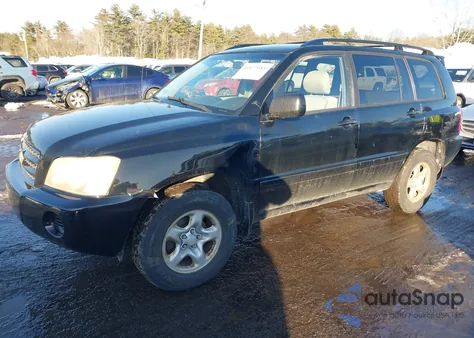 2003 Toyota Highlander from USA, damaged, VIN JTEHD21A030023871